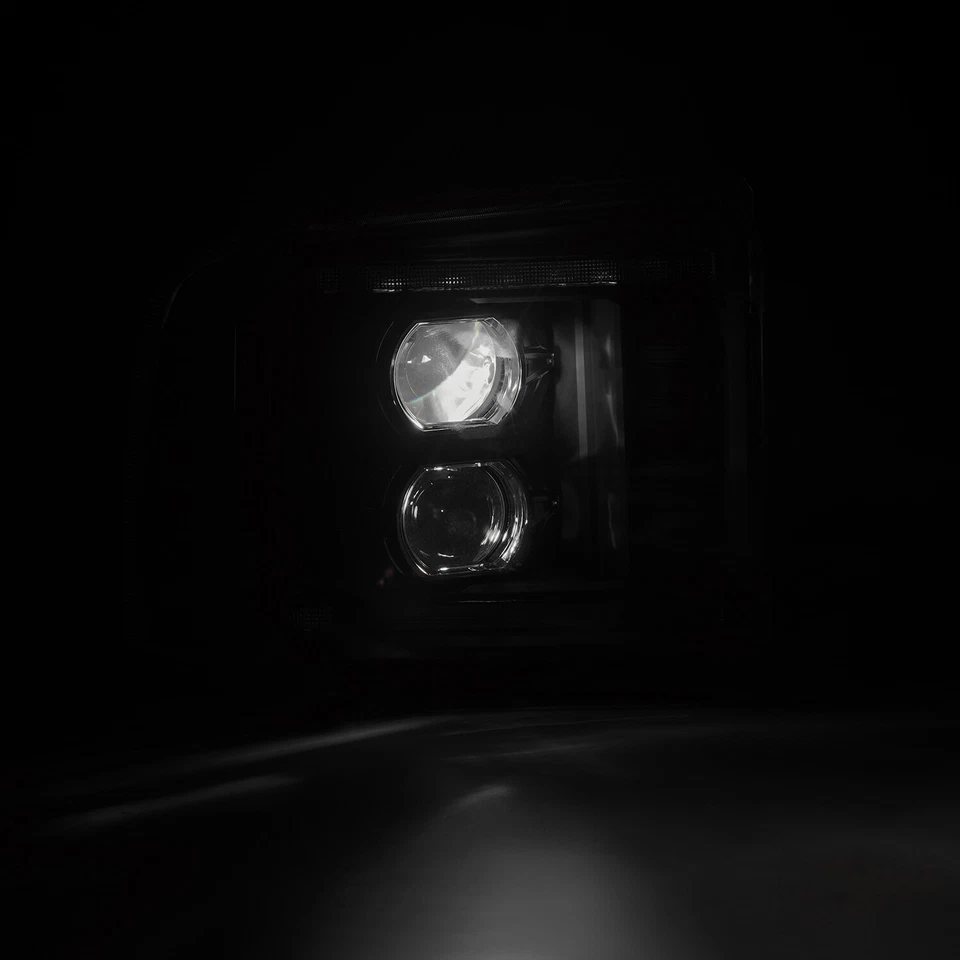 Faros proyectores LED negros Fit 05-07 Ford Super Duty/Excursion serie PRO Foto 4 de 4