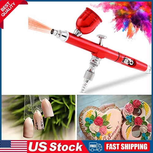 Dual Action Gravity Feed 0.3mm Gun Spray Airbrush Nail Art Paint Tattoo Tool Set