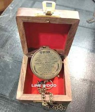 To My Son Personalized Brass Compass,Son from Dad, Gift for son, Mother Son Gift