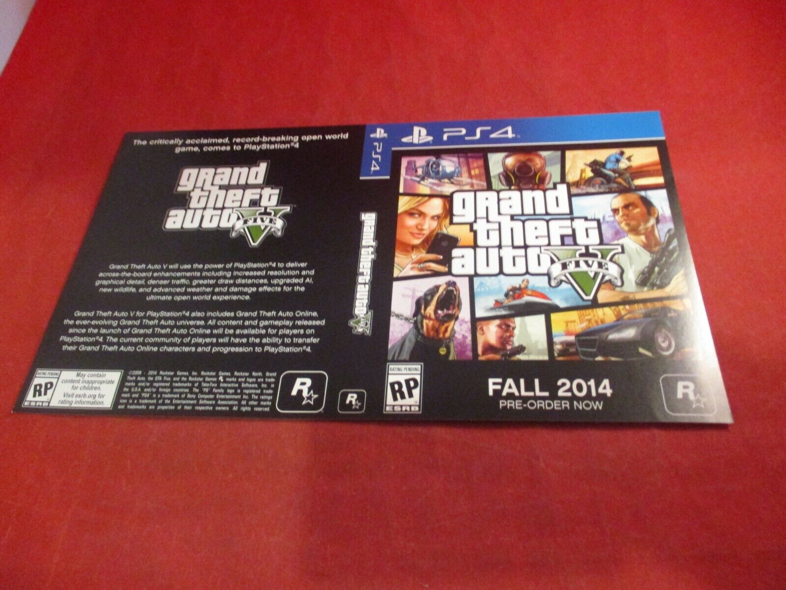 Grand Theft Auto V, Rockstar Games, PlayStation 4 