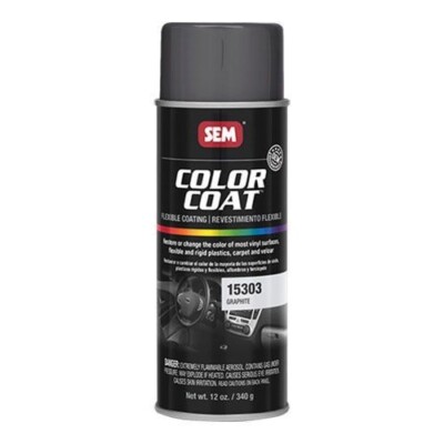 SEM 15303, Graphite, Color Coat Vinyl Paint, Aerosol