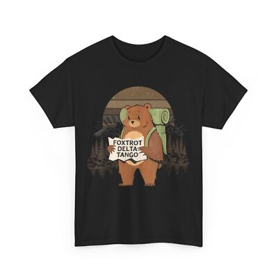 Foxtrots Deltas Tango Bear Funny Women Men T-shirt 