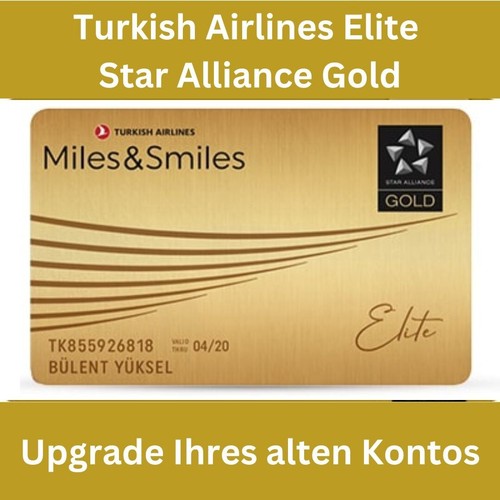Turkish Airlines Elite Status, Star Alliance Gold Status 120 Tage