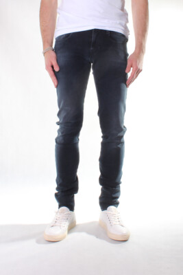Replay M914 661 S03 007 Anbass  Herren Jeans, Denim, Blau, Trousers