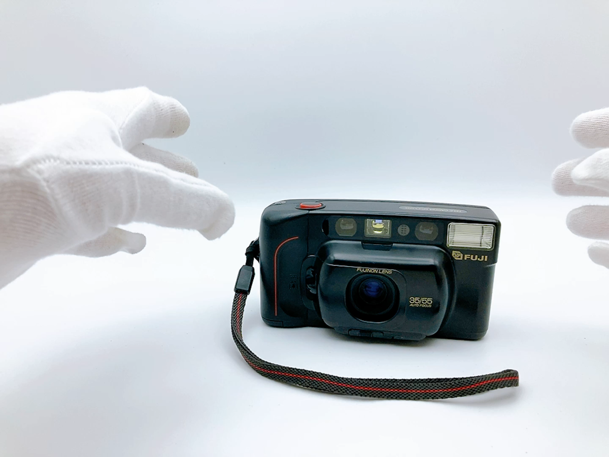Fuji Tele Cardia 160 Date Black Point and Shoot 35mm Film Camera