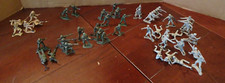 Plastic Army Men US Soldiers Green WW2 Misc Lot 45 figures 32 Poses 2 1/4" tall