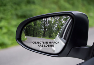 Funny car decal Import Objects in Mirror are losing stick Domestic Jdm 