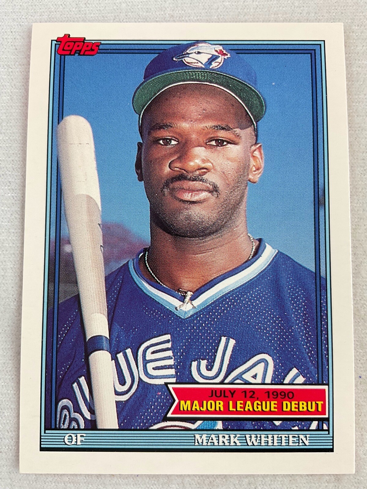 1990 Topps Major League Debut Card #167-Mark Whiten, Toronto Blue Jays |  eBay