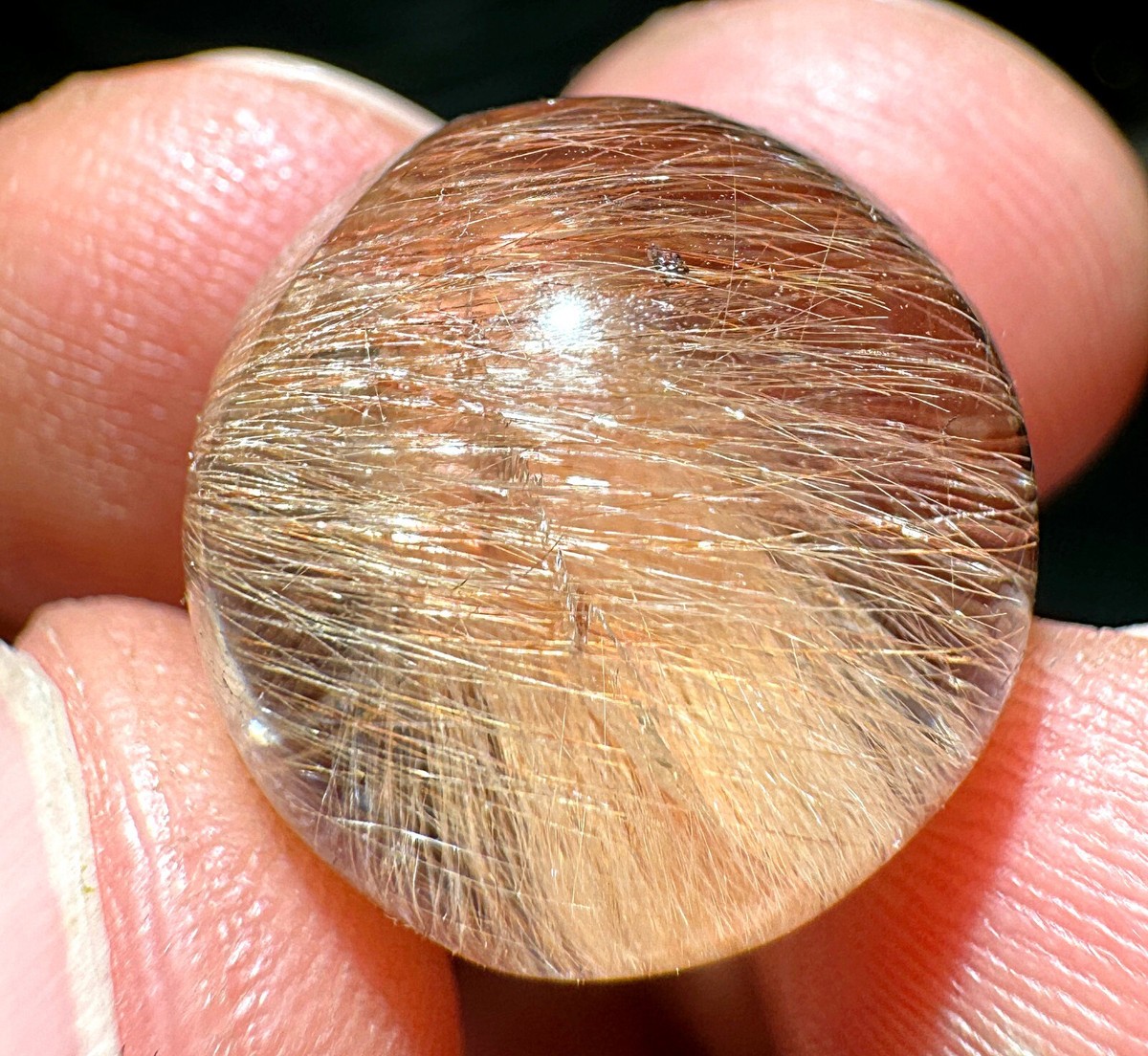 23.6ct Rare NATURAL Clear rutile Crystal Polished | eBay