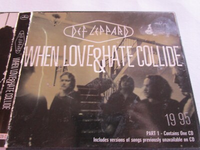 Def Leppard When Love & Hate Collide Bludgeon Riffola, Mercury CD Single