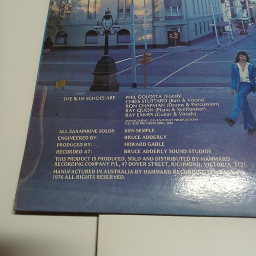 1976 HAMMARD Blue Echoes Dancing In The Streets Vintage Vinyl Record LP - Picture 14 of 14