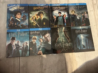 Harry Potter 1-7,2 teil Komplett STEELBOOK  (Blu-ray) Erstauflage - Bild 1 von 4
