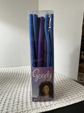 Goody Flexible 20 Rod No Heat Hair Rollers 2015 Open Box 2 Sizes Purple And Blue