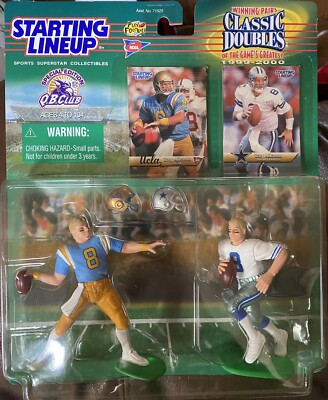 #ad 1999 Starting Line Up Troy Aikman Classic Doubles Dallas Cowboys UCLA Figure $39.88
