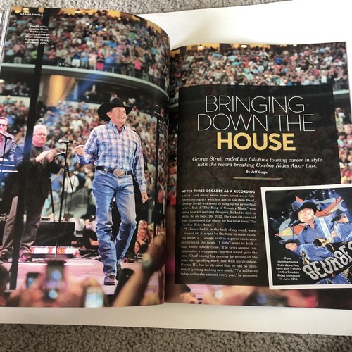 George Straight Music Spotlight Collectors Ed Mag -King of Country-70 yr. legend - Picture 7 of 9