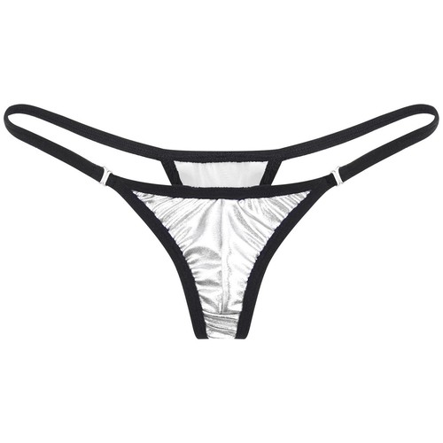 Women's Swimwear Glossy Micro Thong G String Bikini Bottom Swim Mini Thongs - Picture 73 of 106