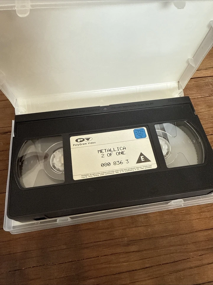 METALLICA - 2 of ONE * 1989 * POLYGRAM * VHS - Bild 3 von 3