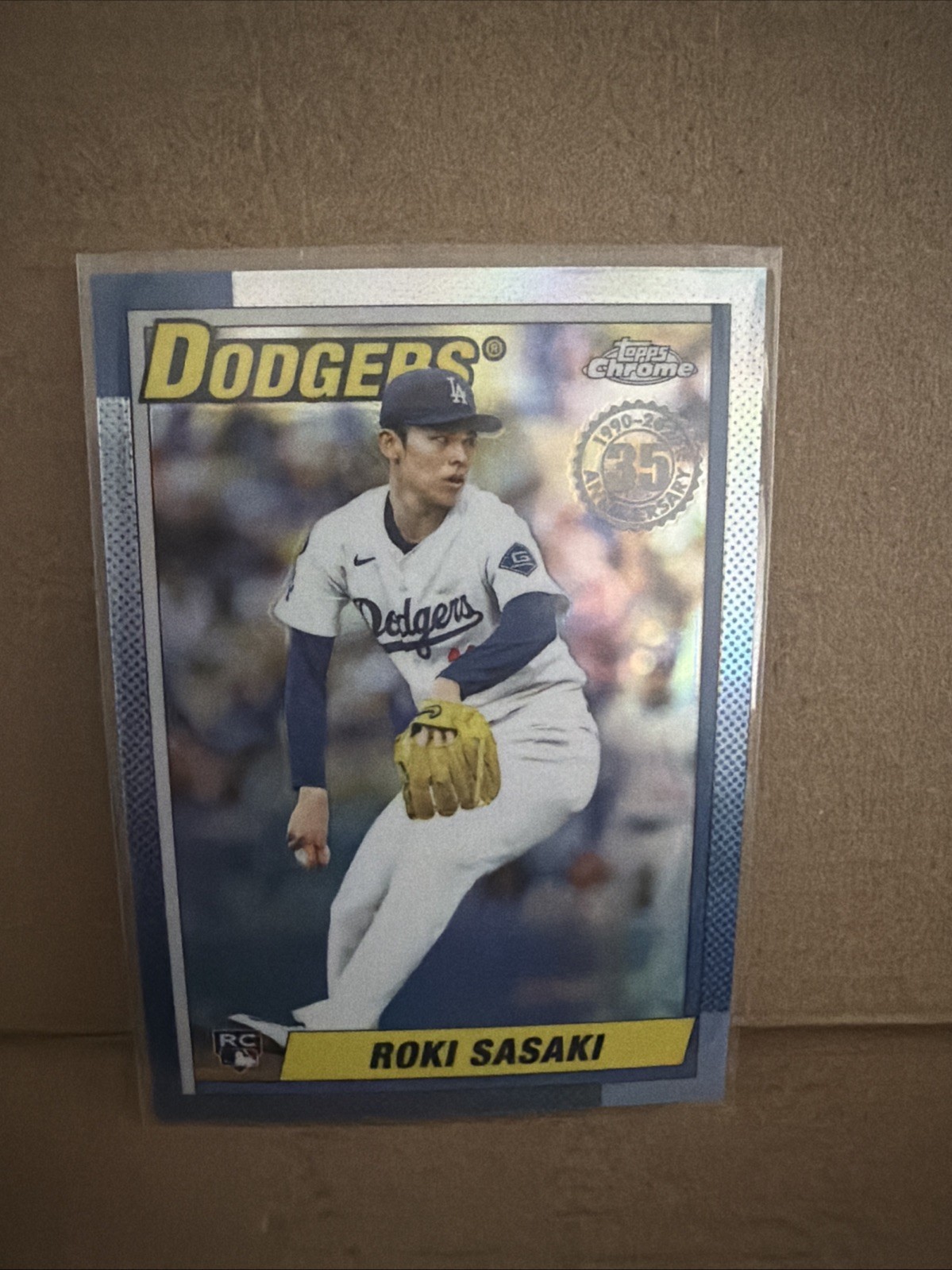 2025 Topps Chrome Update Series - 1990 Topps Baseball Roki Sasaki #90CU-18 (RC)
