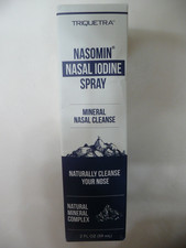 Triquetra Nasomin Nasal Iodine Spray Drug-Free Natural Mineral Complex 2 fl oz