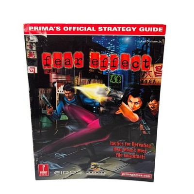 Fear Effect Official Strategy Guide Prima Games PS1 Eidos Kronos Prima 2000