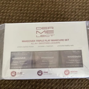 Dermélect 3-Piece Makeover Triple Play Manucure Set Tout dans 1 Lissant les laquettes