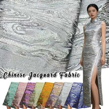 Traditional Chinese Hanfu Jacquard Fabrics Wedding African Brocade Dress Cloth