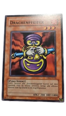 Konami Yu-Gi-Oh! Drachenpfeifer DB2-DE040 Pyro Effekt Karte Deutsch