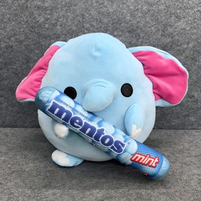 ZURU Snackles Lottie The Blue Elephant Mentos Mint 14'' Inch Soft Jumbo Plush Toy