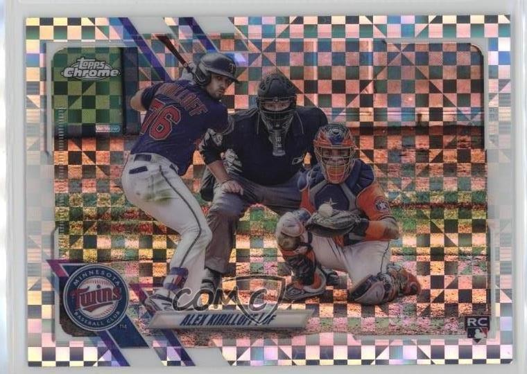2021 Topps Chrome X-Fractor Alex Kirilloff #170 1u6