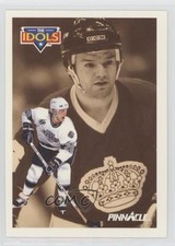 1991-92 Pinnacle The Idols Luc Robitaille Marcel Dionne #385 HOF 09at