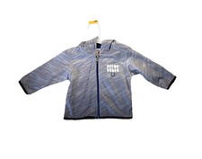 NFL Indianapolis Colts Blue  Gray Zip-Up Kids Hoodie