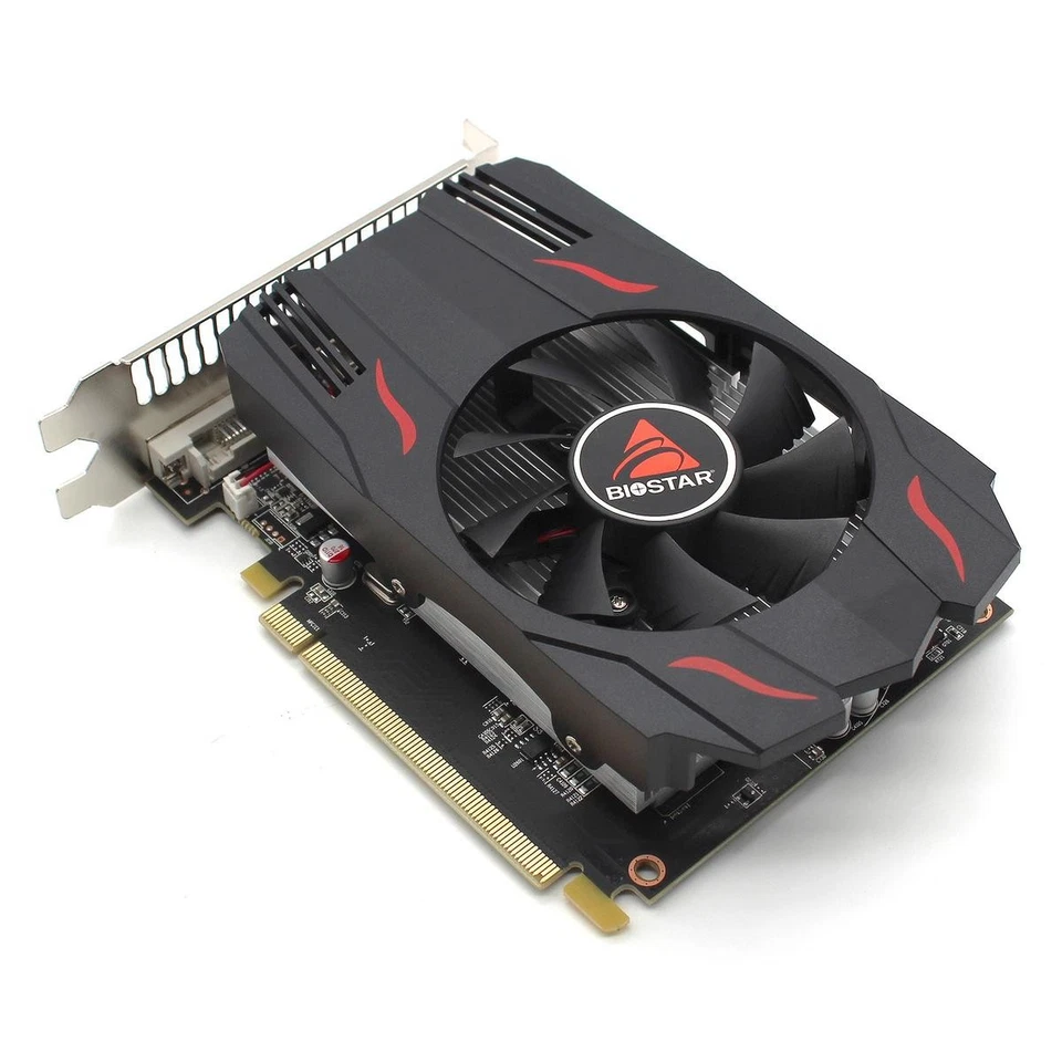 Biostar Radeon RX550 Graphics Card 4GB DDR5 Gaming AMD DVI DP HDMI - Image 3 of 4