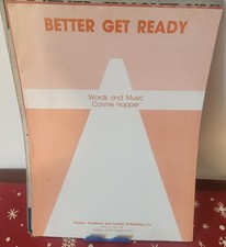 Better Get Ready Connie Hopper 1985 spartiti Hopper Bros. Publishing Co. 