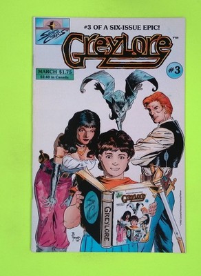 Greylore #3 1986 Sirius Entertainment 8.0 Comic Book G78-44