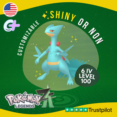 Sceptile Shiny or Non  6 IV Pokémon Legends Z-A Competitive Customizable ZA Z A