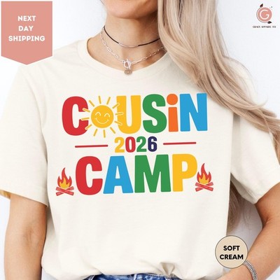 Cousin Camp 2026 Shirt  Cousin Crew 2026 Shirt  Matching Cousin Shirts  Summer