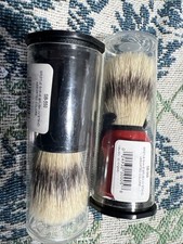 OMEGA SHAVE Natural Bristle Shaving Brush Stand, SB-500 2 Packs