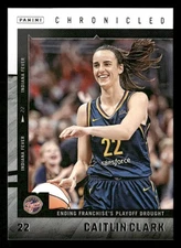 2025 Panini Caitlin Clark Chronicled Caitlin Clark #14 Ending Franchise Drought