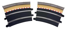 Scalextric C8235 R4 22.5  Curve Slot Car Track x2 - C8238 Tan Outer Borders
