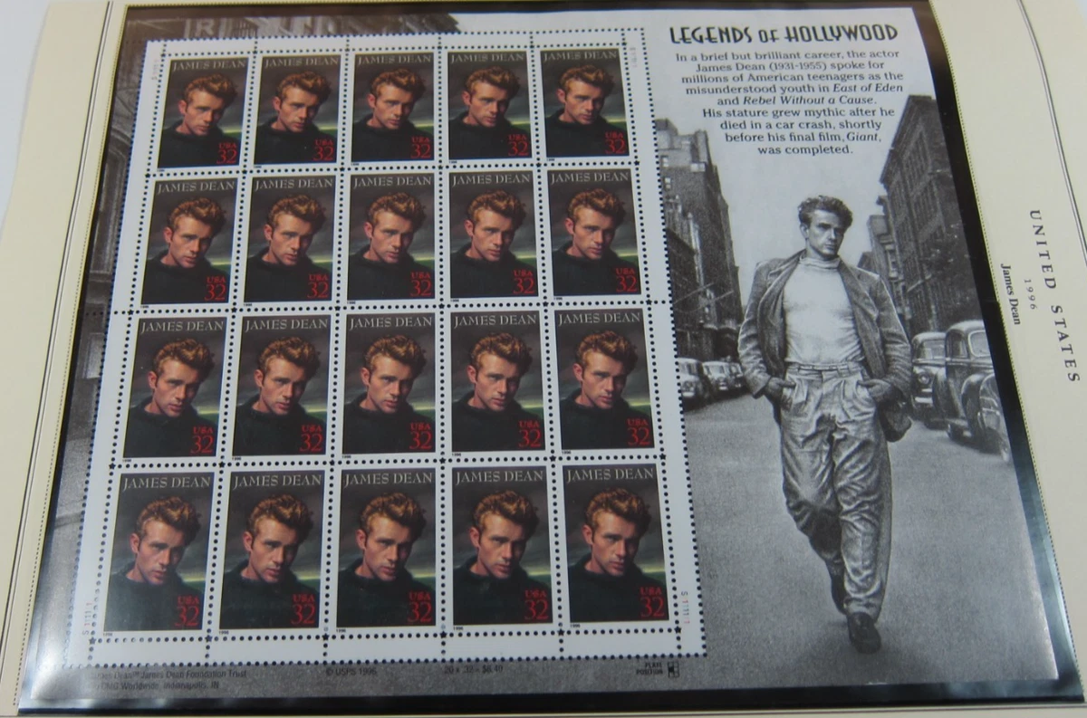 James Dean Stamp Sheet for sale | eBay