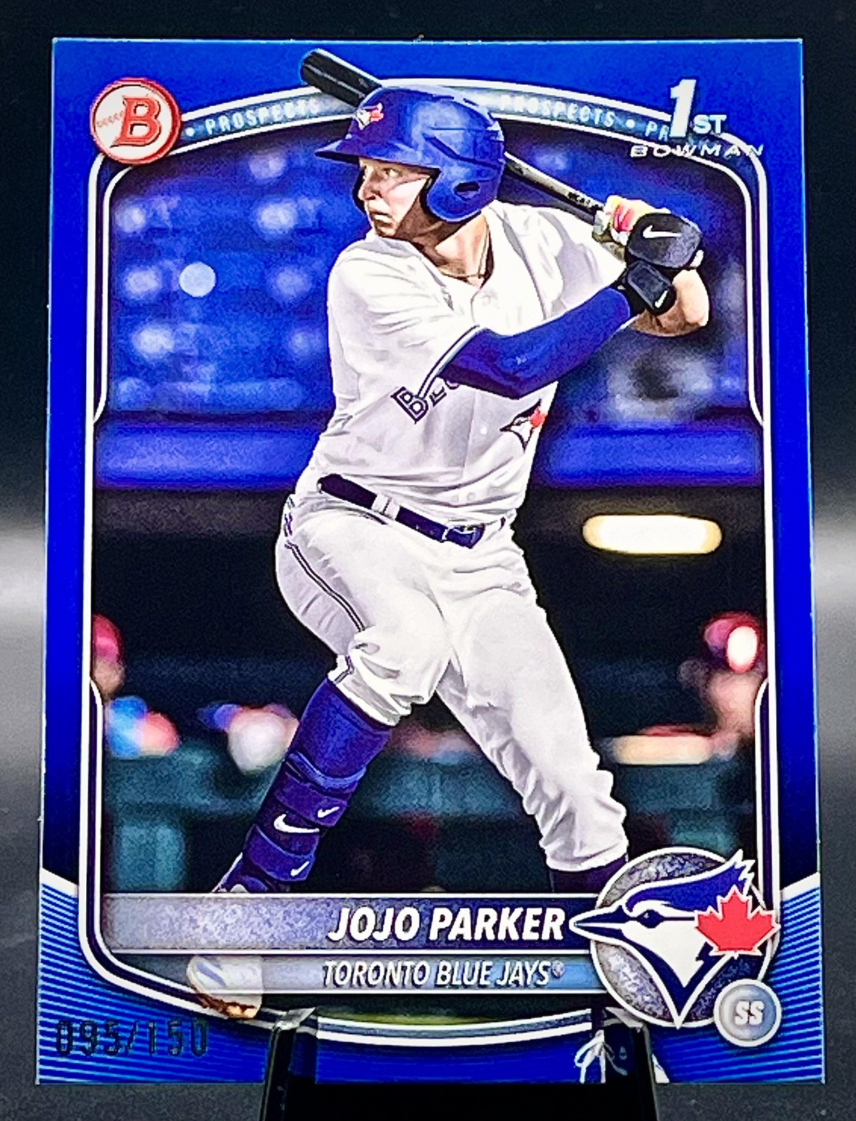 2025 Bowman Draft JoJo Parker #BD-8 Blue Border #/150 1st Bowman RC Blue Jays