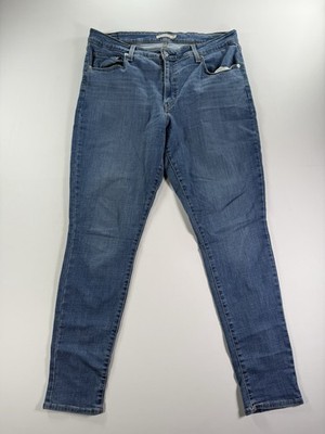 LEVI S 721 HIGH RISE SKINNY Jeans - W34 L32 - Blau - Top Zustand - Damen