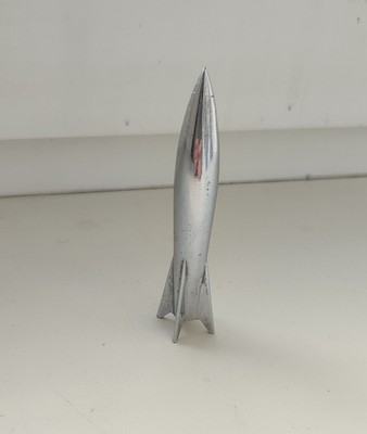 Vintage metal model of a space rocket souvenir Soviet Cosmos Gagarin