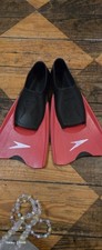 speedo flippers US men 7-8/US women 9-10 black/red
