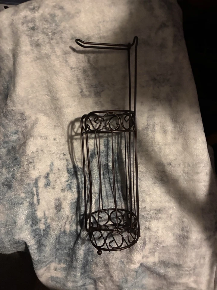 Suporte de papel higiênico bronze suporte livre, - Imagem 3 de 3