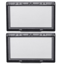 2 Pcs Protective Cover for Electrical Outlets Outdoor Sockets Waterproof