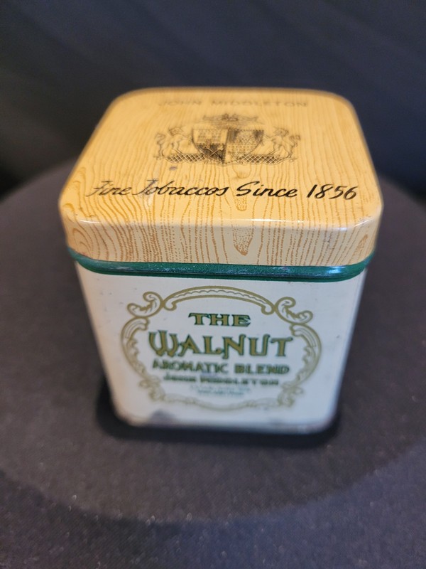 Walnut Aromatic Blend John Middleton Inc. Vintage Tobacco Tin EMPTY