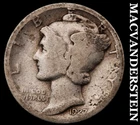 1927 Silver Mercury Dime-Scarce Better Date No Reserve #i2602
