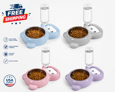 Dog Bowls, Cat Food and Water Bowl Set