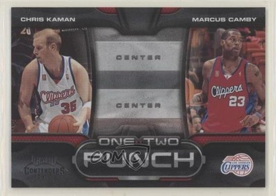 2009 Playoff Contenders One-Two Punch Black 11/50 Marcus Camby Chris Kaman 0nr3